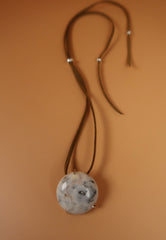 Crazy Lace Agate Pendant