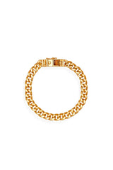 Gold Tiger’s Eye Bon Bon Curb Chain Bracelet
