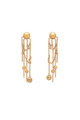 11K Gold Vermeil Astral Diamond Earrings