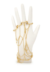 11K Gold Vermeil Galaxy Diamond Ring Glove