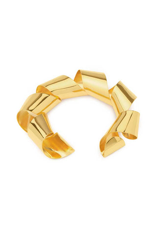 Gold Sun Cuff Bracelet