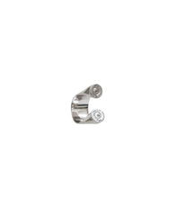 GRAY DIAMOND 223 REM DOUBLE BULLET RING - STERLING SILVER
