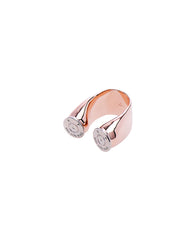 300 WIN DOUBLE BULLET RING - TWO TONE