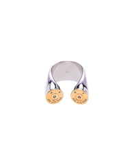 300 WIN DOUBLE BULLET RING - TWO TONE
