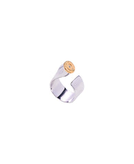 GRAY DIAMOND 223 REM SINGLE BULLET RING - TWO TONE