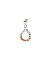 Infinity ombré hoop earring