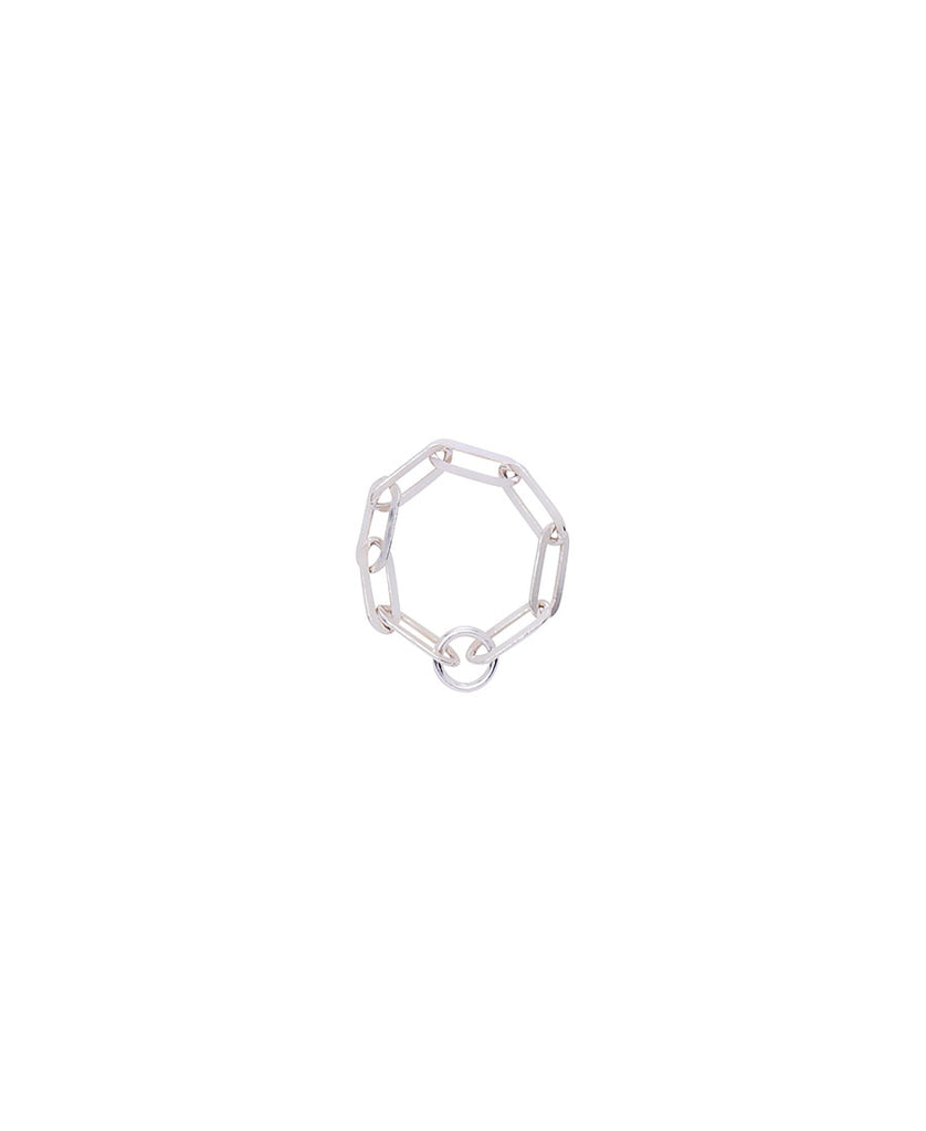 Mini infinity chain ring - SILVER