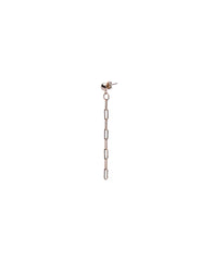 Mini link chain drop earring - GF