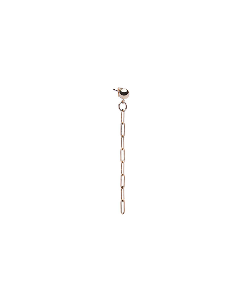 Mini link chain drop earring - GF