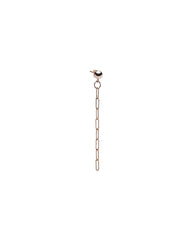 Mini link chain drop earring - GF