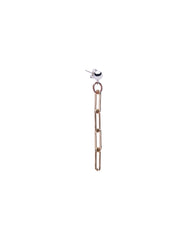 Link chain earring- GOLD