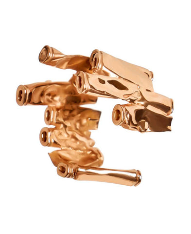 Collaged Bullet Cuff