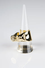 223 REM Double Bullet Ring- 10 Karat Gold