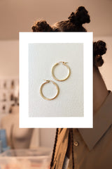 Ultra Light Gold Hoops