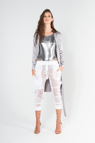 Optic White Jogger