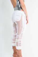 Optic White Jogger