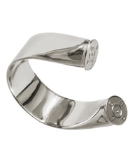 Gray Diamond LC80 Double Bullet Cuff Bracelet