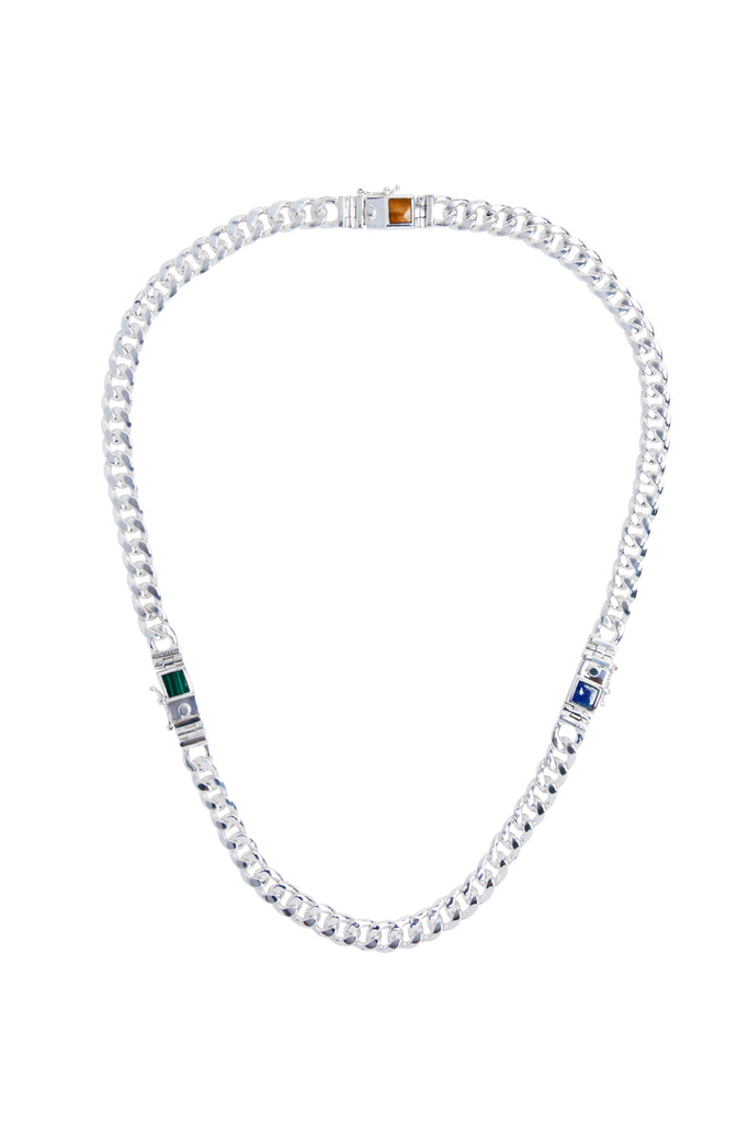 Unisex Tricolor Bon Bon Chain Necklace